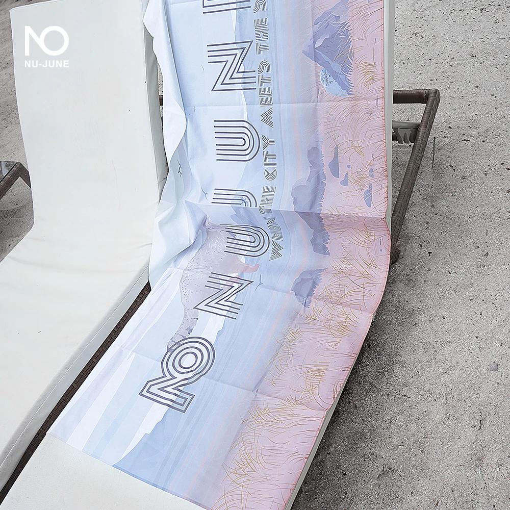 Пляжное полотенце Nu June для взрослых полотенца из микрофибры серфинга