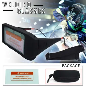 

Anti Glare Welding Glass Solar Auto Darkening Helmet Eyes Protector Welder Cap Goggles Machine Cutter Soldering Mask Filter Lens