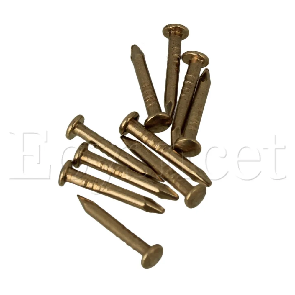 Миниатюрные медные гвозди с круглой головкой 10 мм 100 шт.|copper nails|brass nailround head nails |