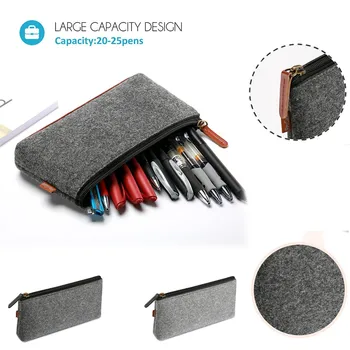 

best selling 2019 products Multifunctional Flat Pen Case Stationery Storage Bag for wearable devices support dropshipping