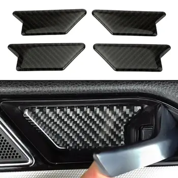 

Areyourshop 4PCS Real Carbon Fiber Inner Door Handle Bowl Cover Trim For VW Arteon 2019 Car Inner Door Handle Cover Trim Parts
