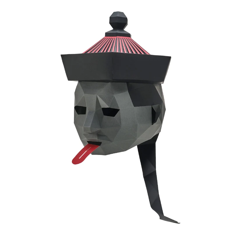 Бежевый 3D зомби призрак маска для Хэллоуина Вечерние Декорации DIY матрица голова для косплея маска вечерние украшения реквизит для фотосессии Свадебный декор - Цвет: Бежевый