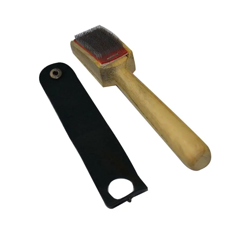 Проволочная щетка для балетных танцев туфель из искусственной кожи с защитным