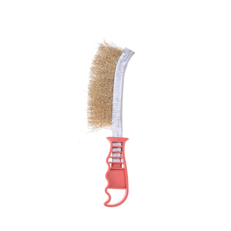 ZLinKJ Hot Sale 1pcs Heavy Duty Spid Wire Hand Brush Steel Bristles