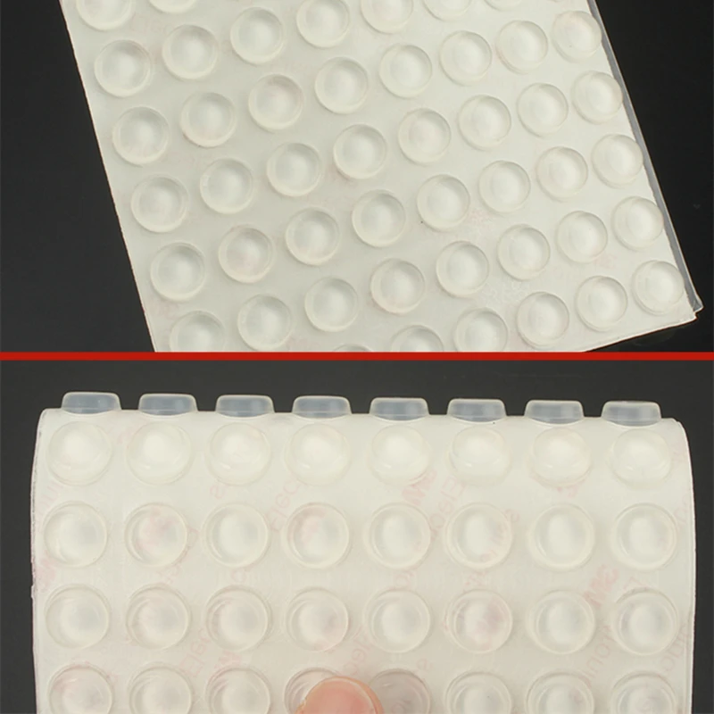 Cabinet Door Bumper Of Various Size Of Silicone Material For Kitchen Cabinet Self-adhesive Damper Pad For Door Stopper
