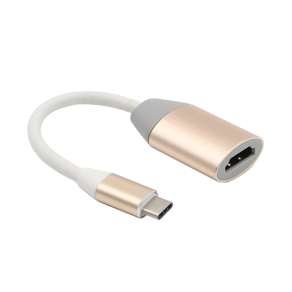 USB-C USB 3,1 type C к HDMI мобильный телефон конвертер адаптер кабель для Macbook Chromebook