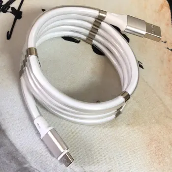 

Magnetic Absorption Data USB Charger Cable 360 Degree Magnetic Charging Cable For Android Type C Easy Storage