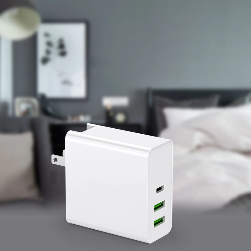 60 Вт(30 Вт+ 18 Вт+ 12 Вт) настенное зарядное устройство адаптер PD+ QC3.0 type C USB зарядное устройство для Macbook iPhone iPad Pro samsung Xiaomi huawei