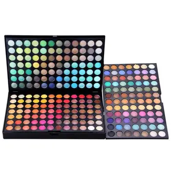 

252 Color Shimmer Matte Eyeshadow Palette Eye Shadow Fine Mineral Vermicelli with Smooth Luster Makeup Pigment Board Pallet