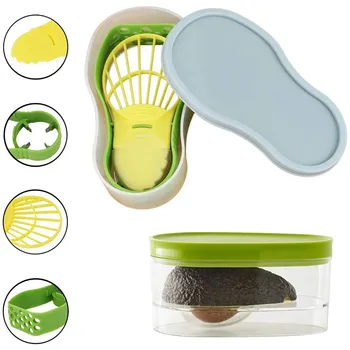 

1x -5-In-1 Avocado Slicer Set Fruit Cutter Peeler Core Remover Multifunctional Tools Set for home for kitchen Convenient tool