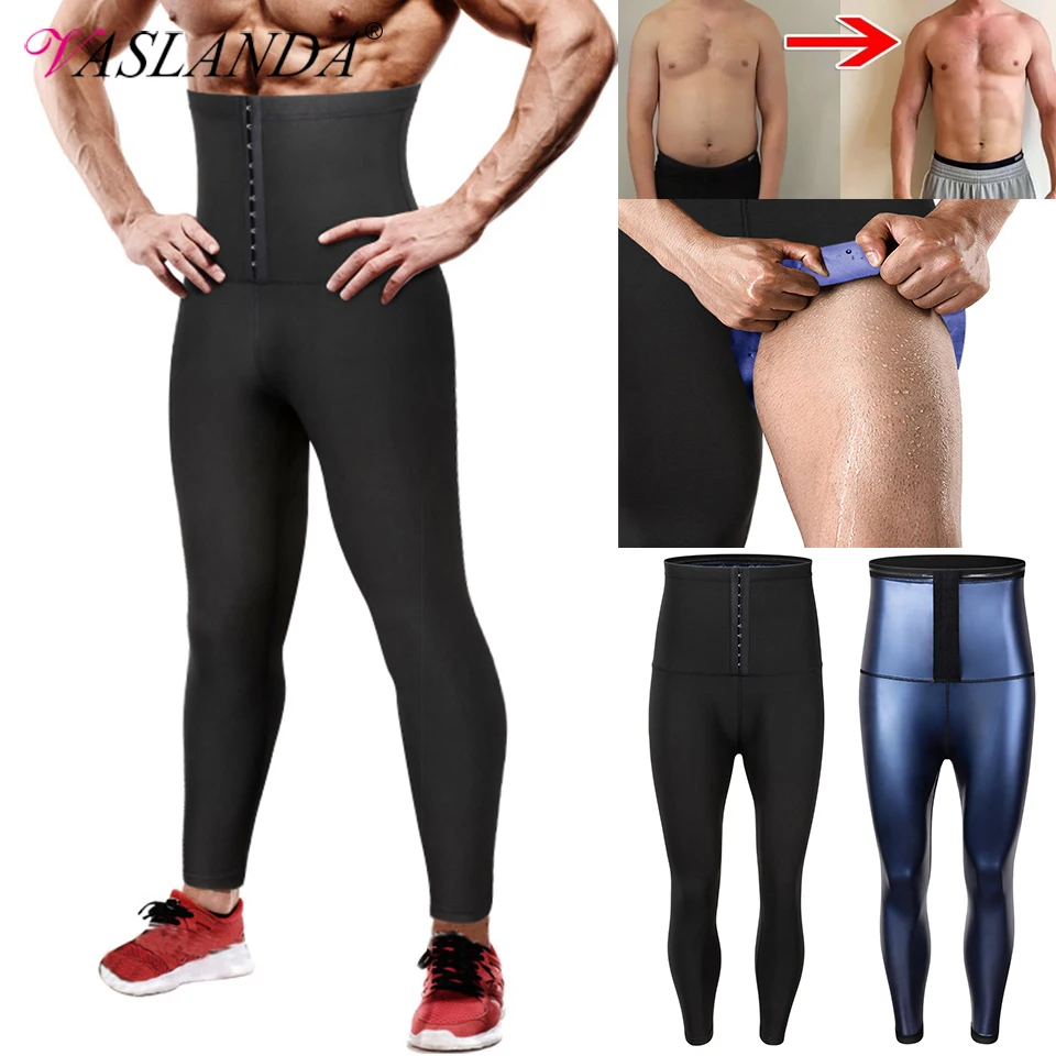 Men Body Shaper Thermo Sauna Pants Sweat Waist Trainer Leggings Slimming  Underwear Weight Loss Workout Compression Shapewear - Shapers - AliExpress