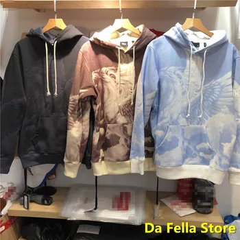 

2020 KITH HOODIE Men Women FLYING HORSE KITH Embroidery Logo Hoodies Heavy material High Quality Sweatshirts Inside Tag Label
