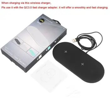 

Ultra-thin 3 in1 QI Wireless Charger Charging Dock Station And QC3.0 Fast Charger Adapter For Apple Watch