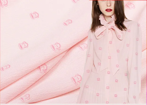 

Silk Tender Skin Color Clip Crepe Plants Built Macros Crepe 32 mm Fabric Cloth The Drape Anti-wrinkle Pure Cotton Pink