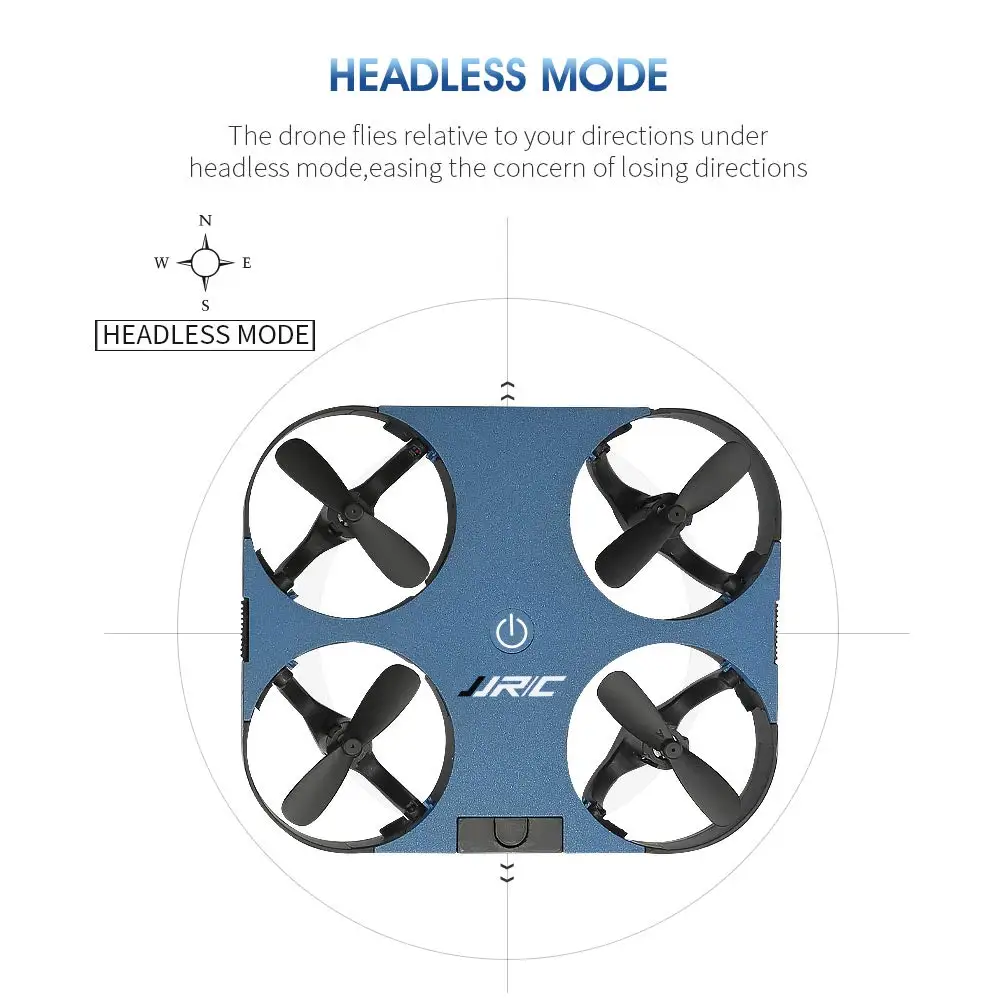 JJRC H70 мини-Дрон для детей RC маленький квадроцикл один ключ взлет нано дроны игрушка для начинающих мальчиков и девочек, синий