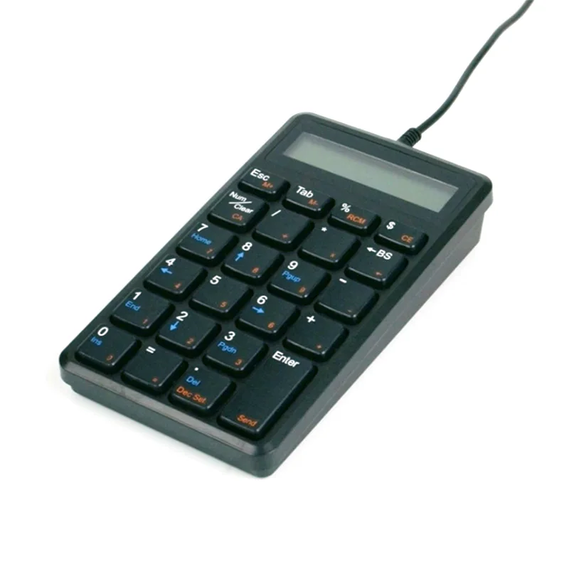 Teclado numérico com fios POS personalizado 19keys número de extensões de  contabilidade financeira Teclado - China Calculadora eletrônica, Calculadora