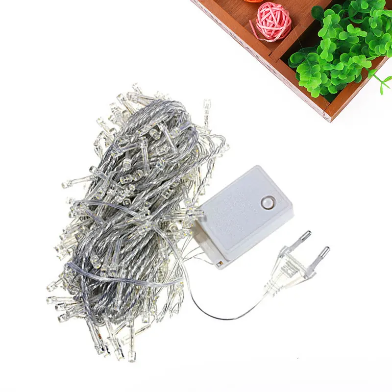 20M 200LEDs 8 Patterns LED String Fairy Lights Bulbs Party 220V EU Plug