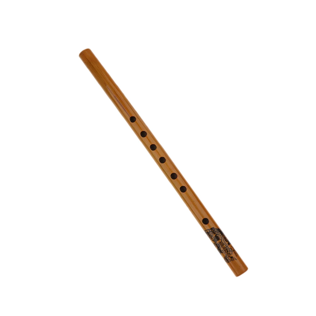 Exquisite Vertical Bamboo Flute Chinese Xiao Woodwind Instrument 33cm