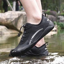 Водонепроницаемая обувь для мужчин; быстросохнущие летние кроссовки для мужчин; легкие сетчатые шлепанцы; уличные пляжные кроссовки для пар