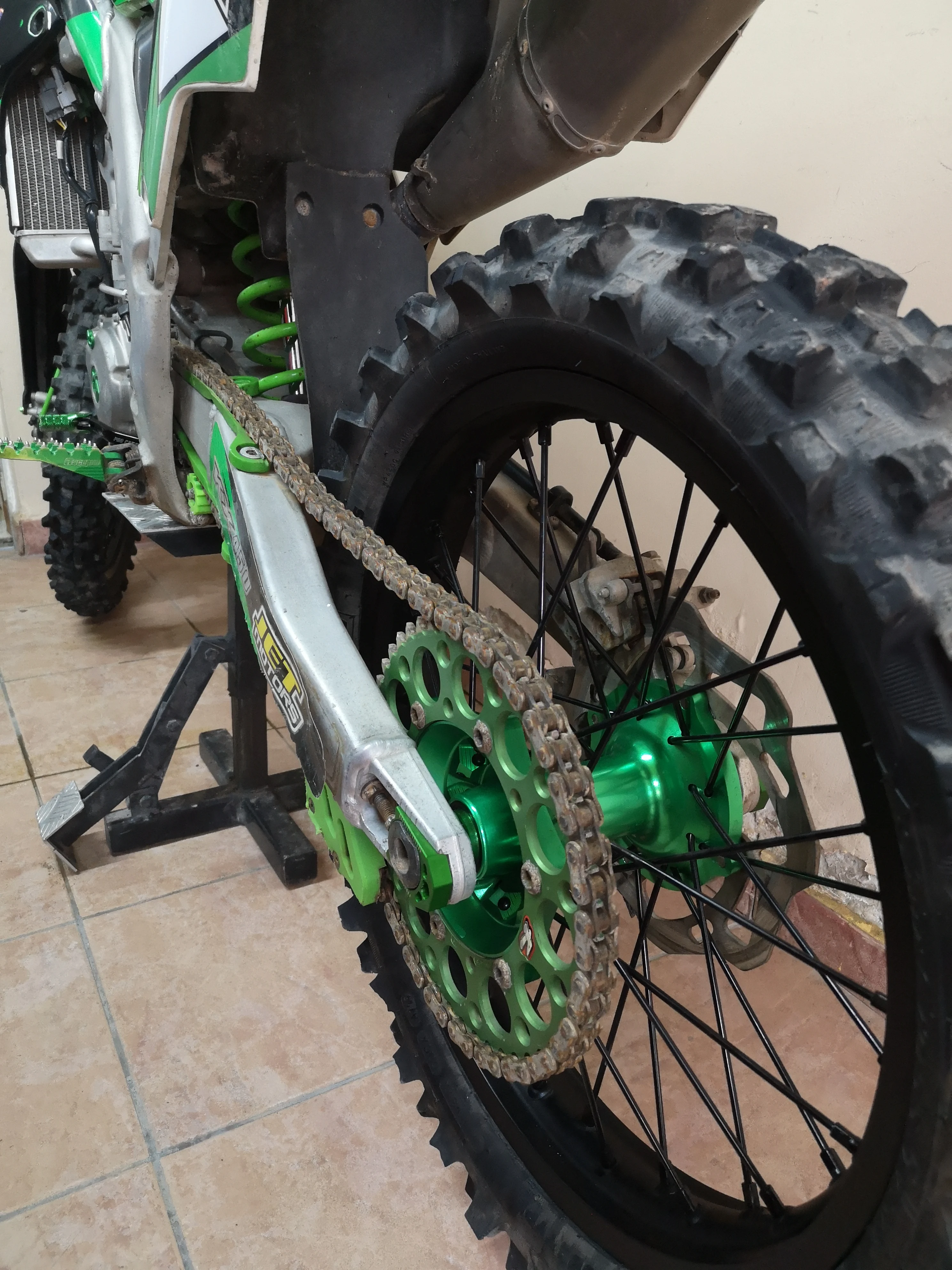 BIKINGBOY 2" 19" 1" передние задние колеса обода ступицы+ прокладки для Kawasaki KX 250 450 F 2006- KX125 KX250 2006-2013