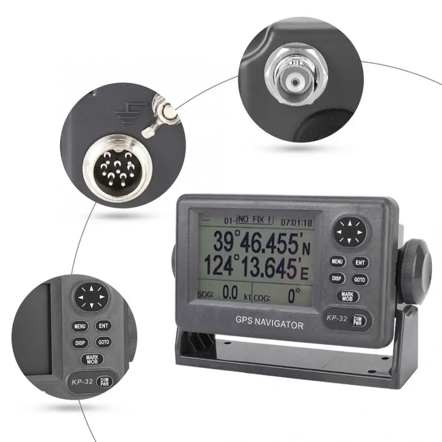 ONWA KP-32 gps/SBAS морской навигатор gps 4,5 дюймов ЖК-дисплей морской gps навигационный локатор WGS-84