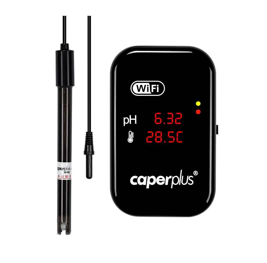 110-240V Caperplus Aquarium Q2 PH Temperature TDS 3 in 1 Intelligence Monitor Detector WIFI APP PH Digital Monitor Fish Tanks water quality meter