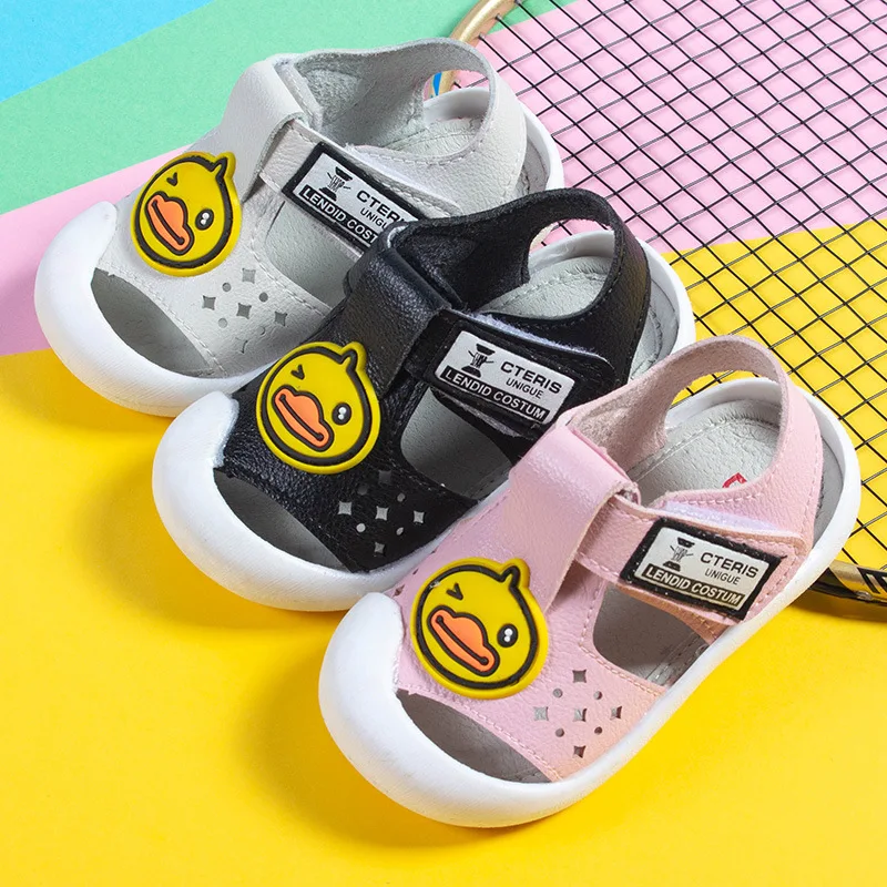 

Ding dang xiao zhu 2019-Baby Sandals Toddler Shoes CHILDREN'S Sandals Summer Soft-Sole Men And Women 1-3 Years Old CHILDREN'S Sh