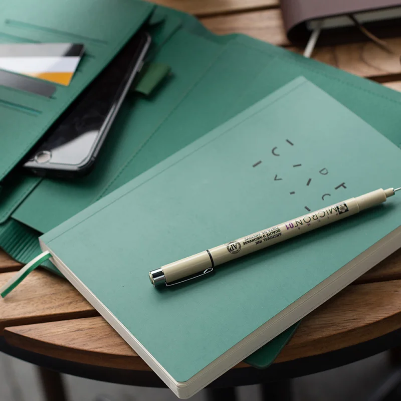 superfície engrossado escritório notebook moda agenda planejador
