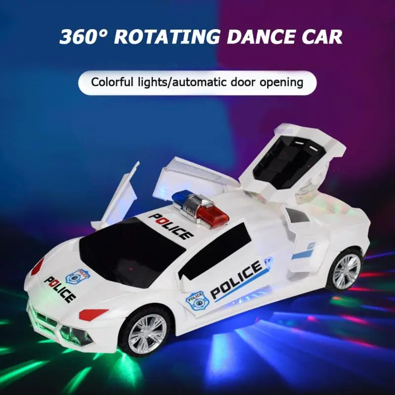 Вращающийся на 360 градусов электронный шарнир танцующий автомобиль ручная-глазометрическая гибкость руки красочные огни мигающие музыкальные игрушки