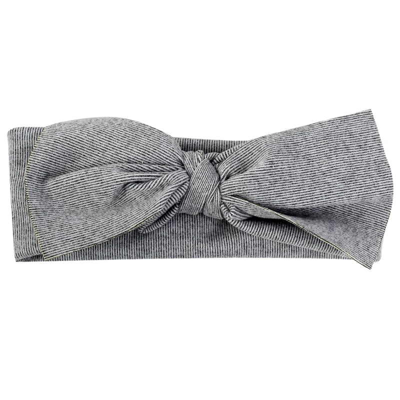 gray S Теплое Хлопковое одеяло для сна для новорожденных детей, шапка на осень зиму для малышей, мягкая шапка, вязаная шапочка, повязка на голову, тюрбан - Цвет: gray S