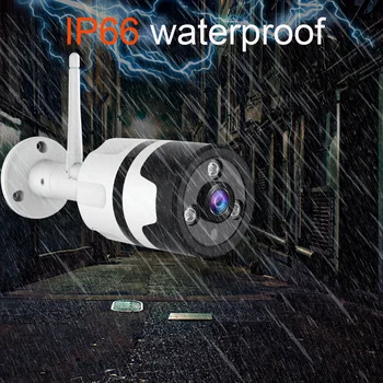 

HD 1080P Night Vision Outdoor Security Camera Wide Angle IP66 Waterproof ABS 2 Way Audio Easy Install Wireless Cloud Storage