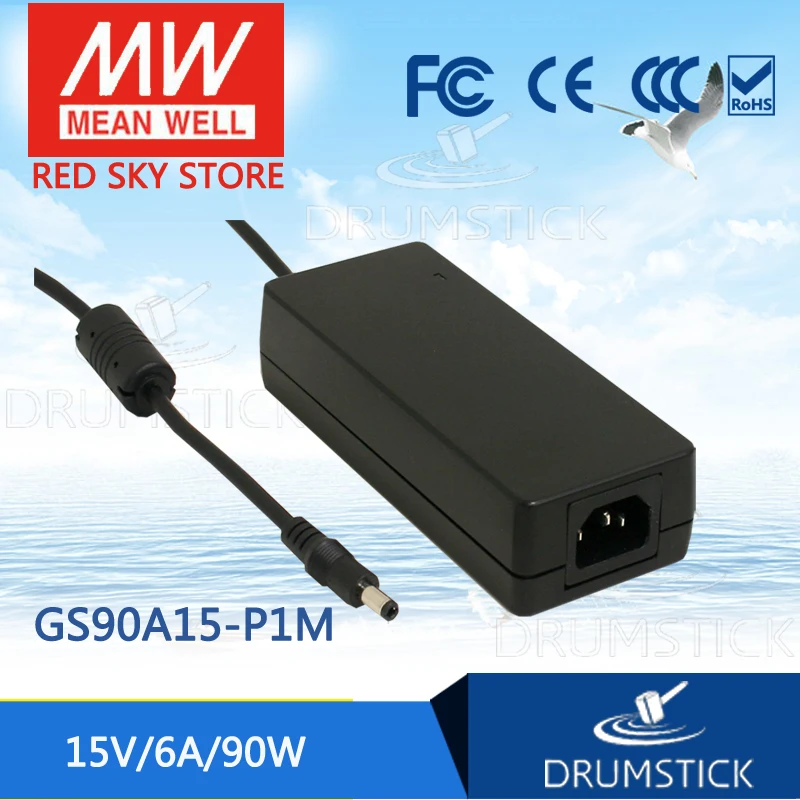 

MEAN WELL GS90A 90W meanwell 15V6A 19V4.74A 48V1.87A AC-DC Industrial Adaptor