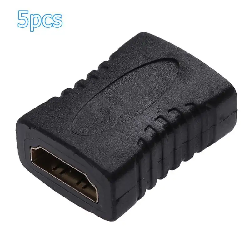5 шт. HDMI Расширенный адаптер высокоскоростной 1080P HDMI Женский позолоченный интерфейс ПВХ внутренняя изоляция муфта