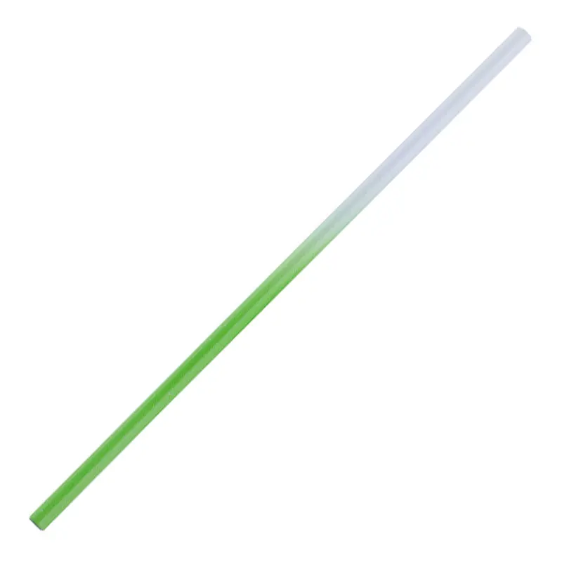 straight green Градиентная Радужная соломинка из нержавеющей стали, креативная соломинка для кофе, Экологичная многоразовая соломинка высокого качества - Цвет: straight green
