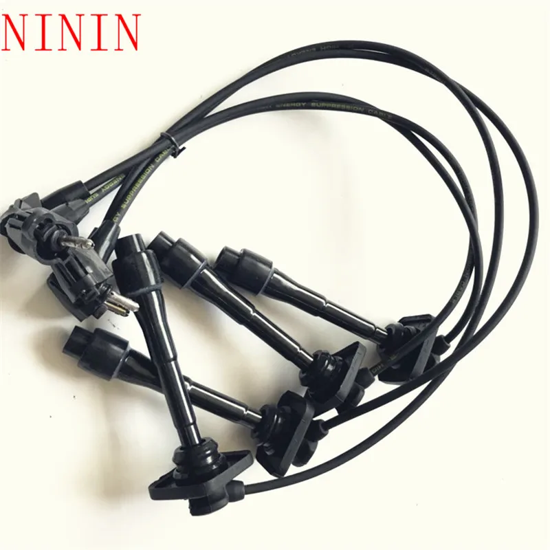 4 / Pics 1.4 set ignition wire kit ignition system 90919-22395 4E-FE engine COROLLA compact trunk