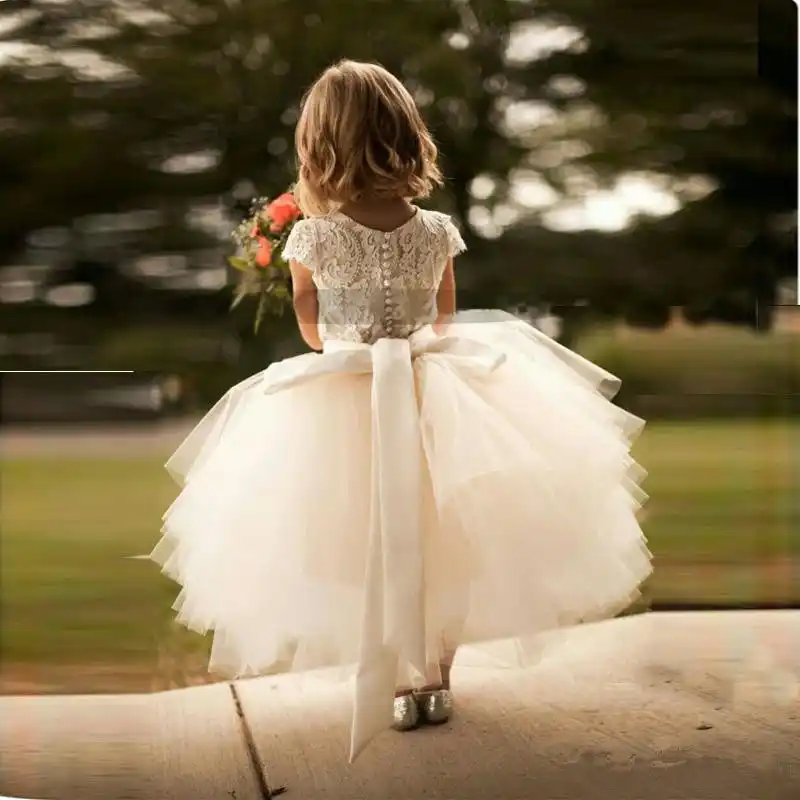 flower girl dresses with tutu skirt