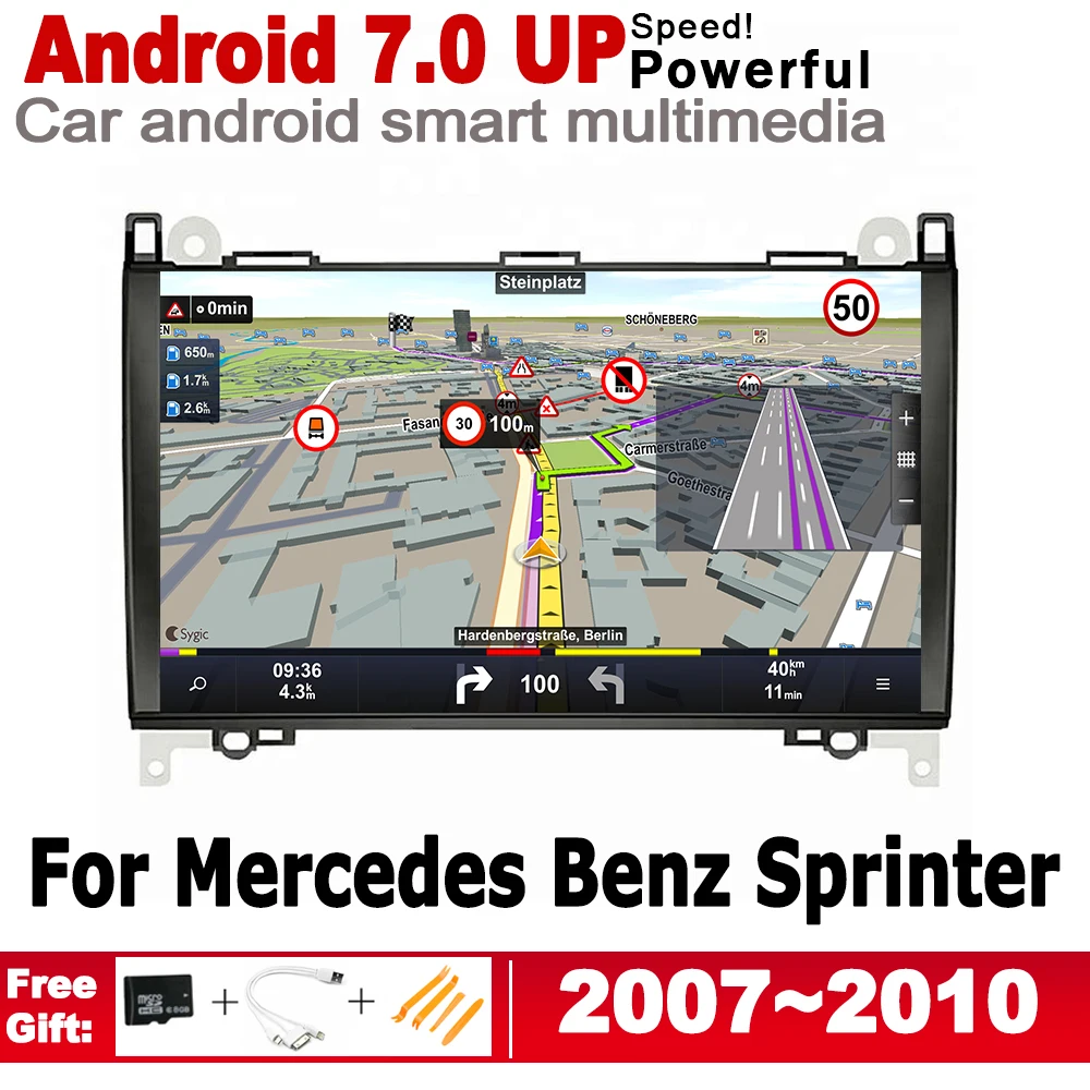 Для Mercedes Benz Sprinter 2007 ~ 2010 NTG HD экран 2 Din Android автомобильный GPS Navi карта стерео