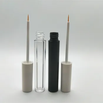 

1J eyelash glue empty bottle white cap round eyelash glue bottle empty cosmeitcs tube container