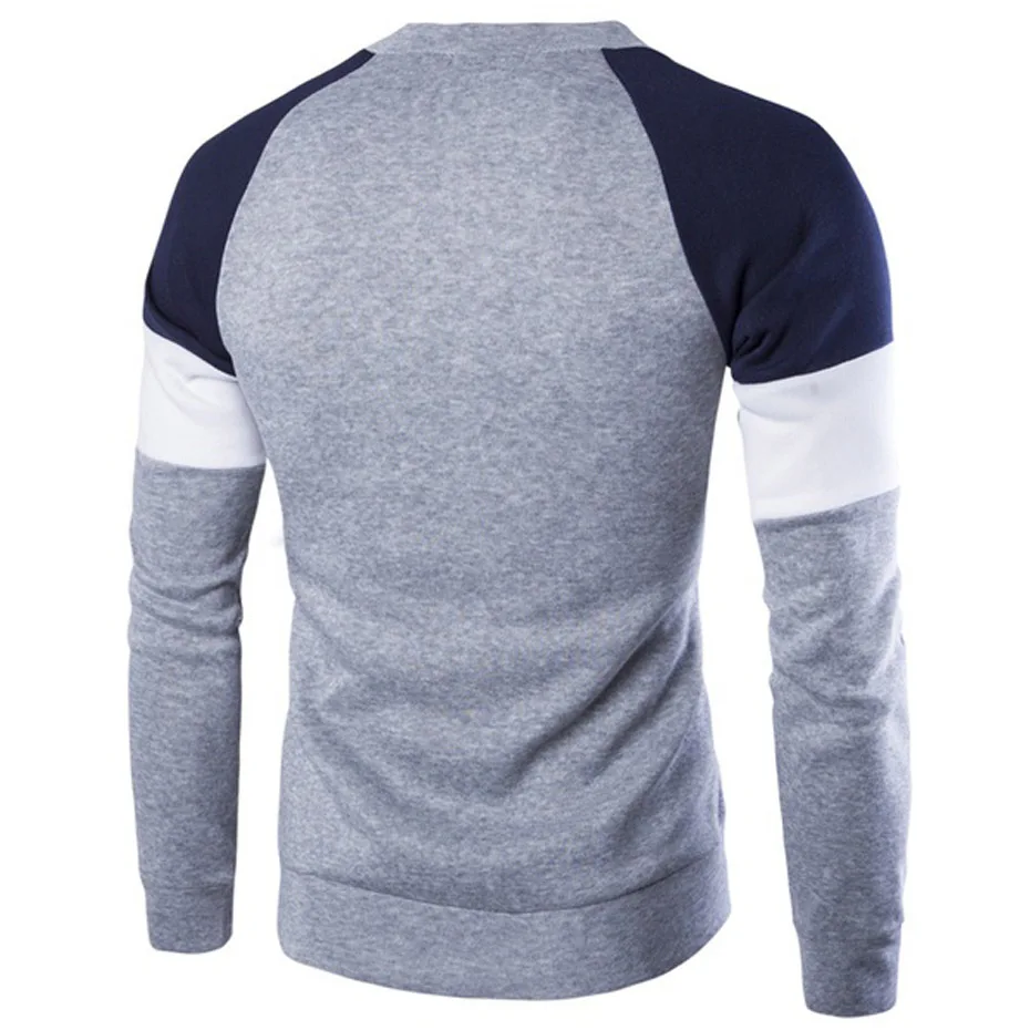 ZOGAA Winter Men Sweater Slim Fit Knittwear Casual Pullover Male O-neck Patchwork Sweater Men Pull Homme Tops Men Clothing