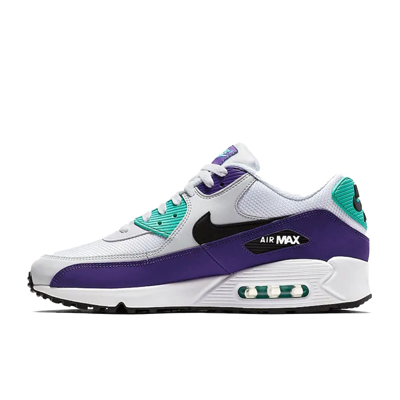 Оригинальные подлинные мужские кроссовки для бега от NIKE AIR MAX 90, легкие удобные классические спортивные уличные кроссовки AJ1285-101 - Цвет: AJ1285-103