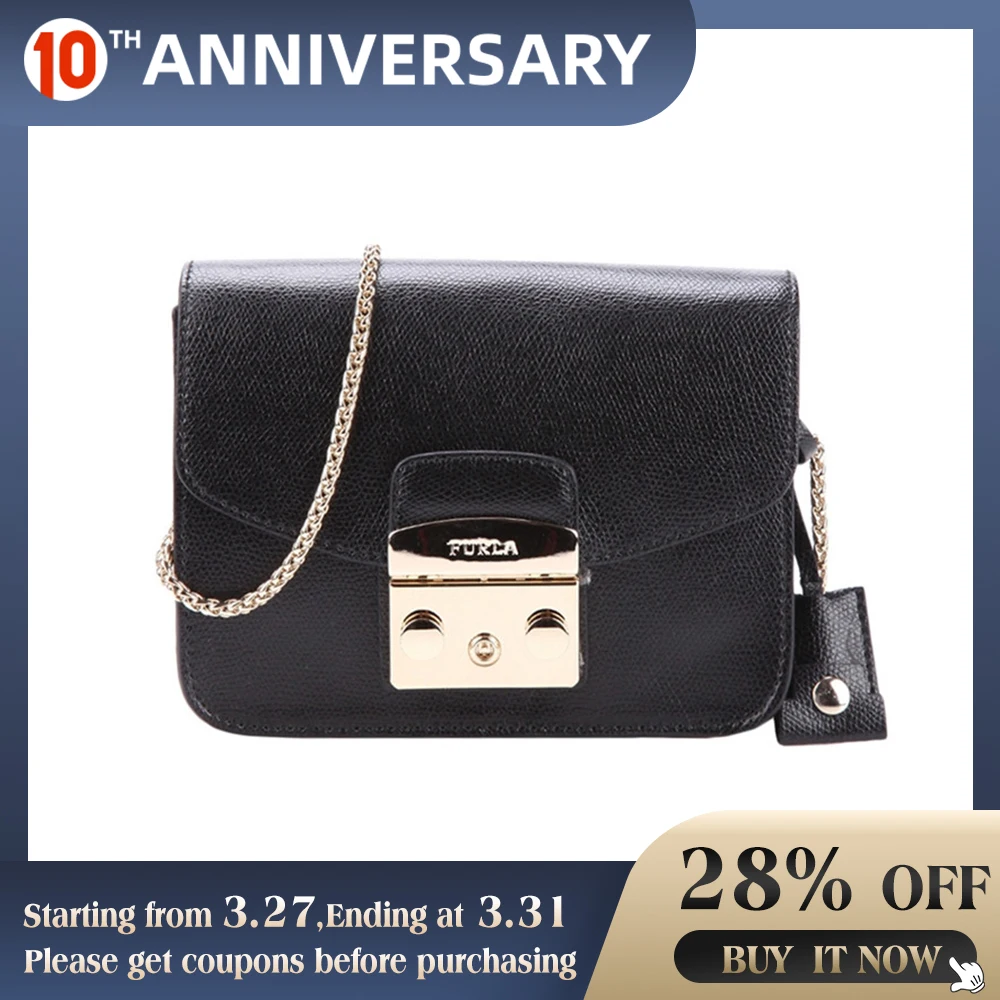 Best Price Оригинальная и оригинальная женская сумка-Кроссбоди FURLA metropous BGZ7 черного цвета Best Price Оригинальная и оригинальная женская сумка-Кроссбоди FURLA metropous BGZ7 черного цвета