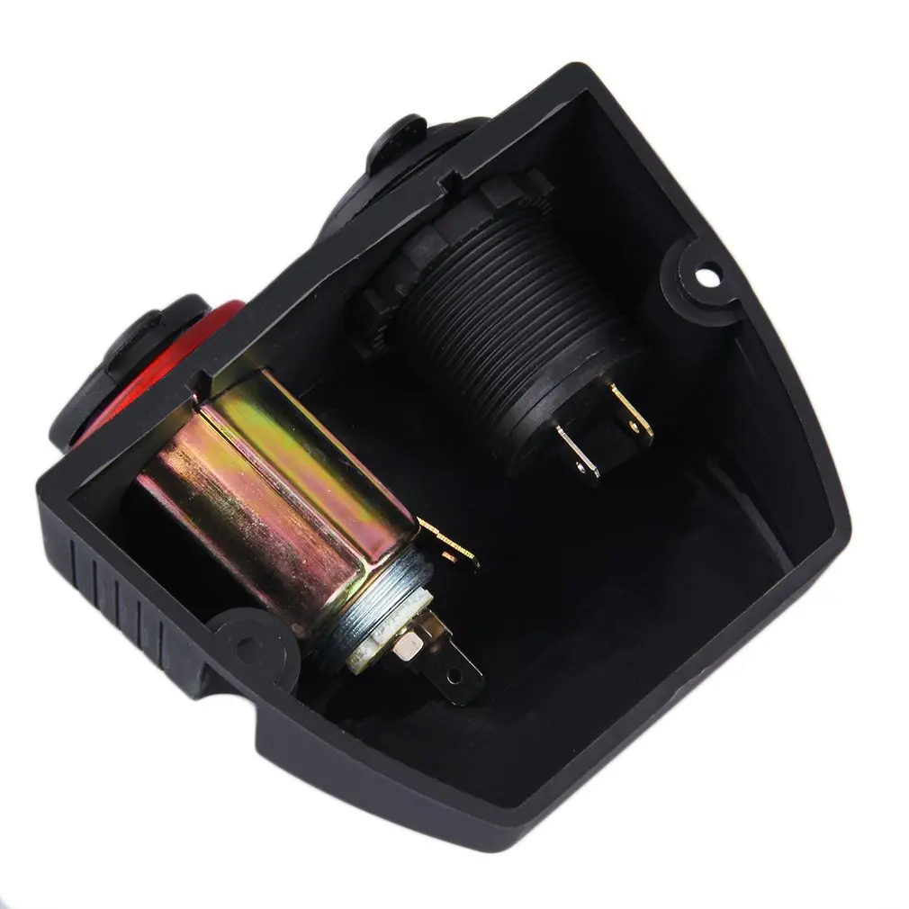 Двойной USB 12V зарядное устройство адаптер автомобильного прикуривателя Разветвитель