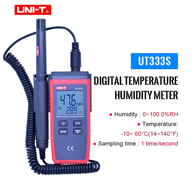 UNI T UT333S Mini Temperature Humidity Meter Outdoor Hygrometer