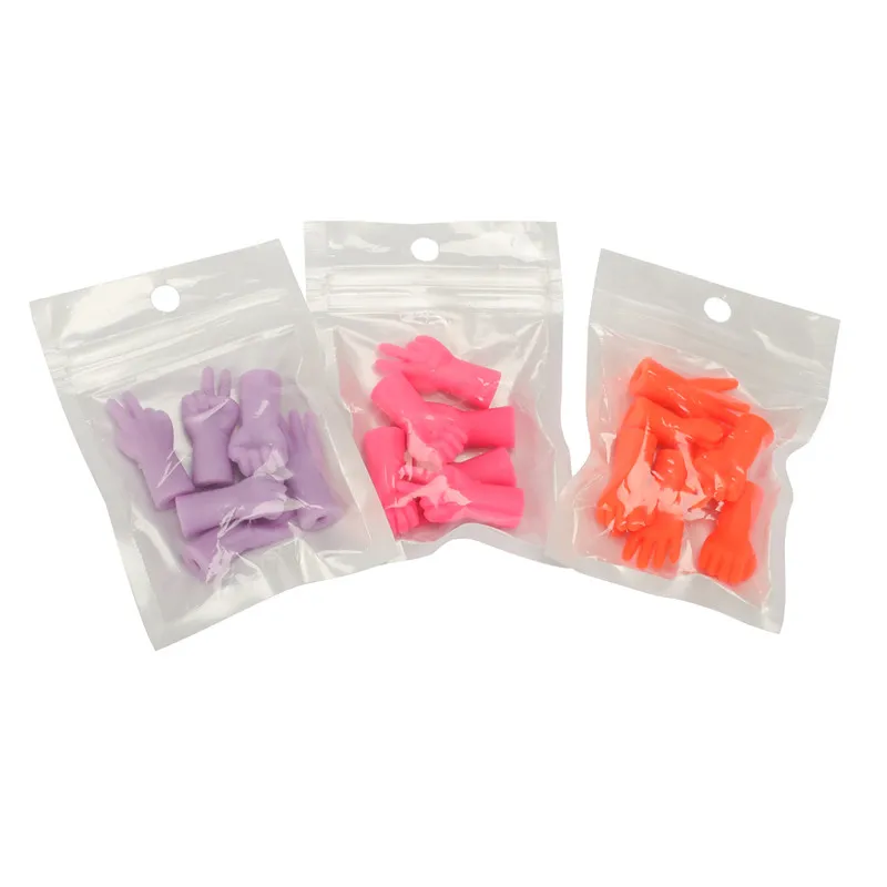 6Pcsbag Knitting  Needles Point Protectors Mix Shaped Needle Tip Stopper Cover Accessories for Knitting and Sewing Accessories (5)