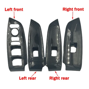 

4pcs ABS Carbon Fiber Style Inner Window Switch Panel Cover Trim For Honda Accord 2019 Strict Factory QC Test