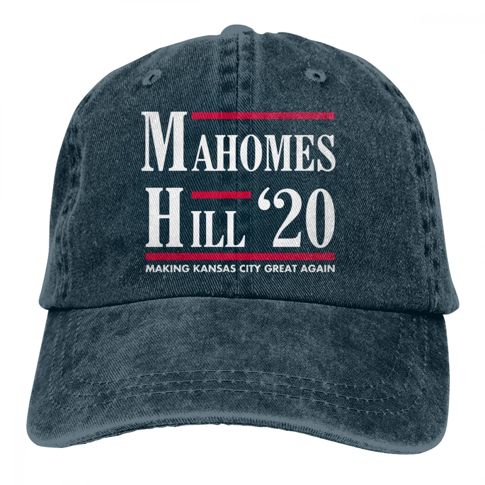 Mahomees холм Casquette черные унисекс Мужские Женские джинсовые бейсболка с ремешком кепки регулируемые Гольф папа шляпа