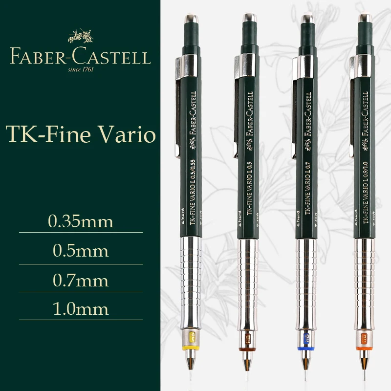 Faber-Castell мобильный карандаш 1 шт. ТЗ тонкой пленки для тонировки автомобилей L 0,3/0,5/0,7/0,9 мм Профессиональный рисунок дизайнерского автоматического карандаша