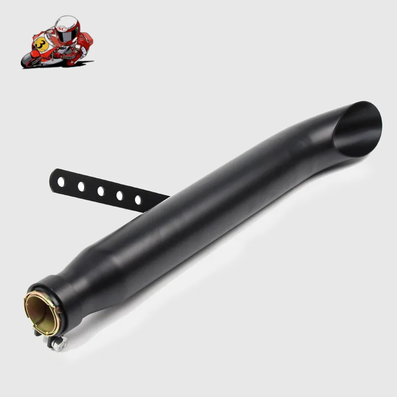 Мотоциклетный глушитель старинная модная выхлопная труба для M800 1200 CUSTOM XL883 FAT BOY для Harley Davidson - Цвет: Black D