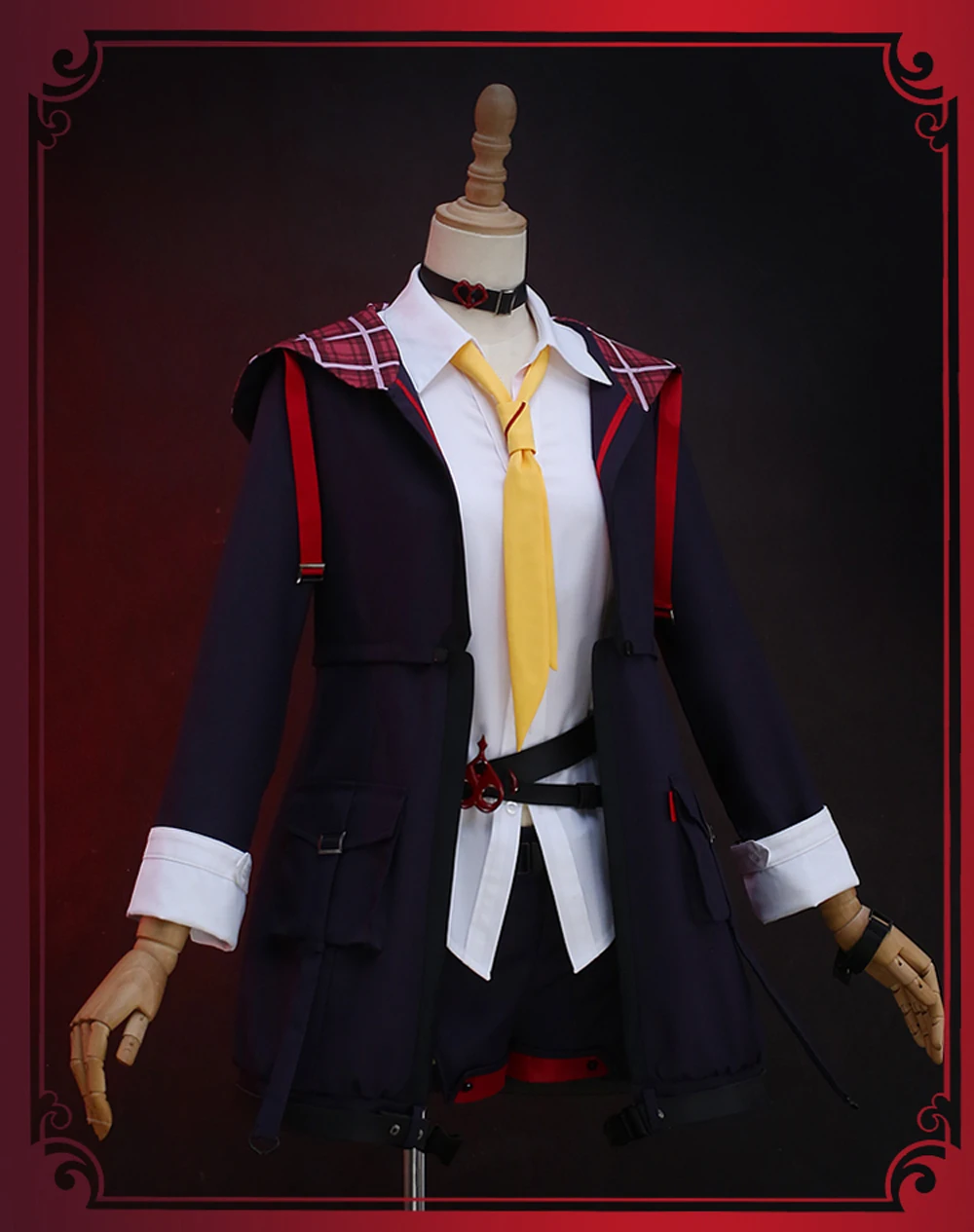 VEVEFHUANG Anime The Touhou Project Flandre Scarlet Cosplay Costume Halloween Uniform cosplay costume Halloween costumes set dress female gift