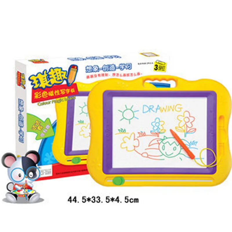 

Large Size Magnetic Doodle Board Painting Supplies Color Drawing Board WordPad Q